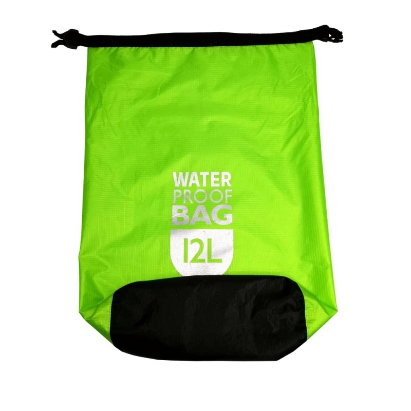 6L/12L/24L Outdoor Dry Waterproof Bag Solid Fashion Light Surfing Swimming Bags Camping Hiking Fishing Rafting Storage Bag
