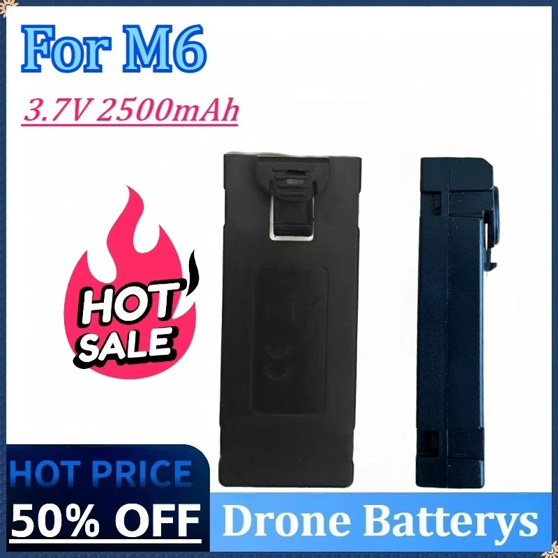 Batterie Drone M6 3.7V 2500mAh - Lot de 1, 2 ou 3