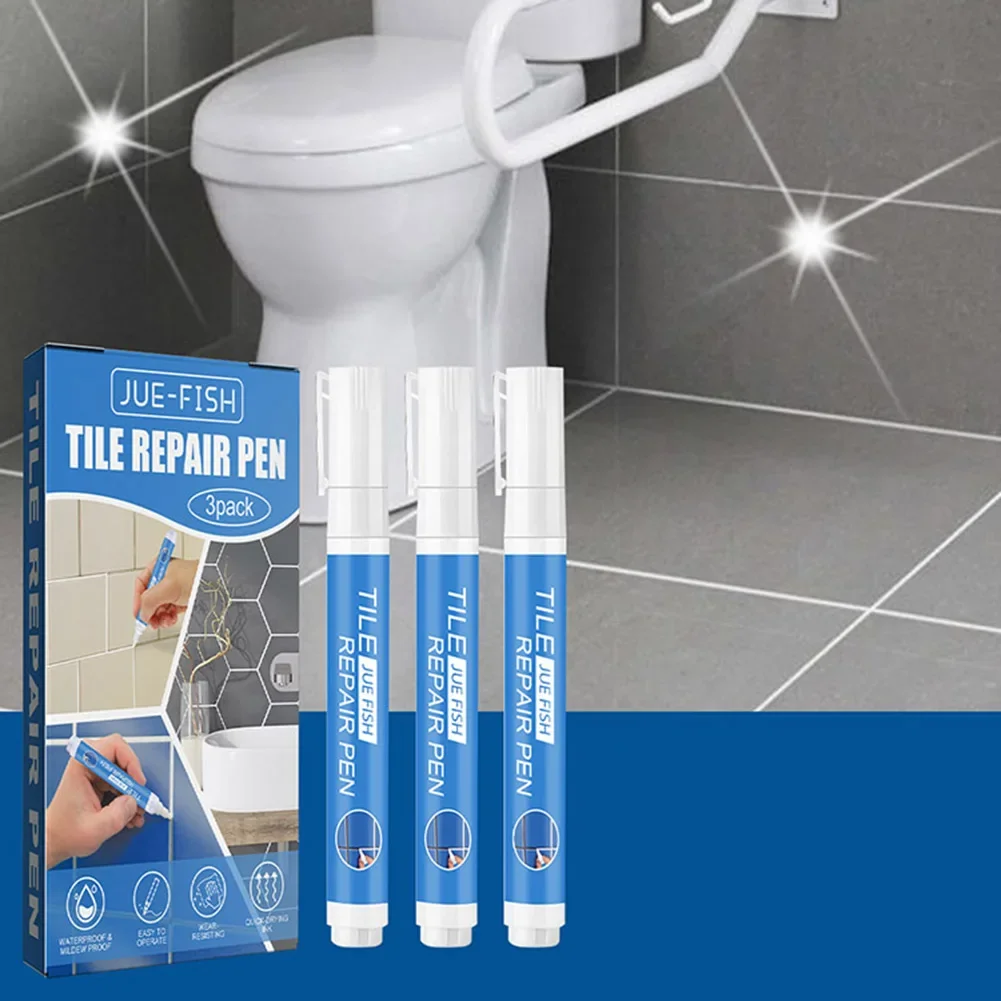 120ML Tile Gap Refill Grout Pen White Tile Seam Agent Grouting Filler Glue Ceramic Floor Gap Sealer Repair Paste Fill In Agent