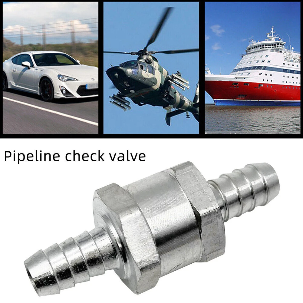 

Aluminum Check Valve Non Return Valve Single Way Inline 6/8/10/12mm Fuel Air Water Pipe Tube Hose For Carburetors Fuel-Systems