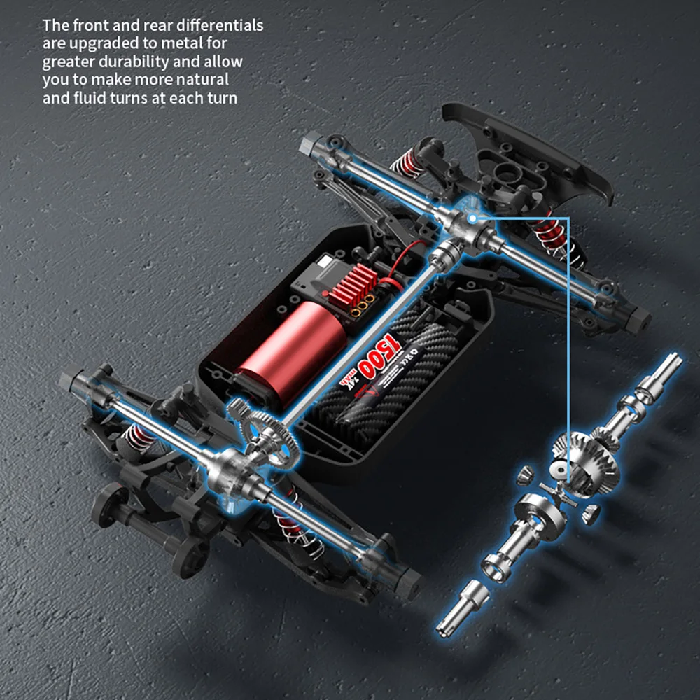 S909PRO S910PRO 1:16 70KM/H 4WD RC Car With LED Remote Control Cars High Speed Drift Monster Truck for Kid VS Wltoys 144001 Toys 6