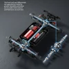 S909PRO S910PRO 1:16 70KM/H 4WD RC Car With LED Remote Control Cars High Speed Drift Monster Truck for Kid VS Wltoys 144001 Toys 6