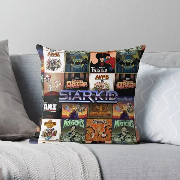 

Starkid Collage Printing Throw Pillow Cover Square Bedroom Wedding Decor Soft Throw Cushion Office Pillows not include One Side