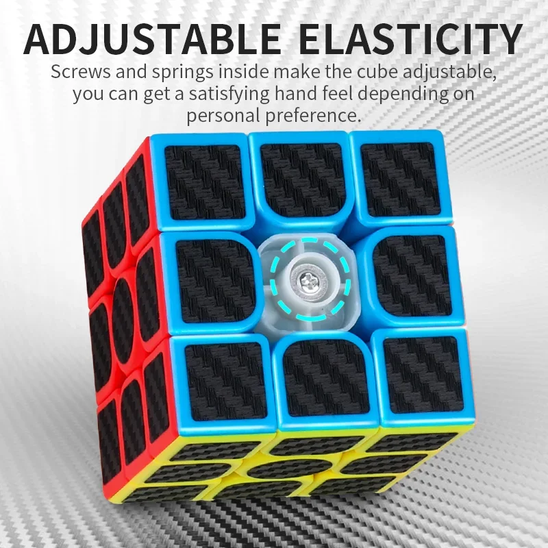 [JudyCube] MOYU Meilong 탄소 섬유 2X2 3X3 4X4 5X5 매직 큐브 전문 Speedcube meilong 3x3 속도 퍼즐 어린이 장난감