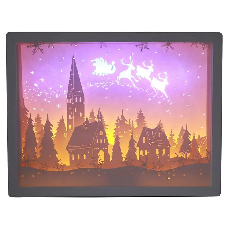 Paper Carving Night Light Aesthetic Paper 3D Carving Night Lamp Home Decor Products For Balcony Living Room Bedroom Entrance