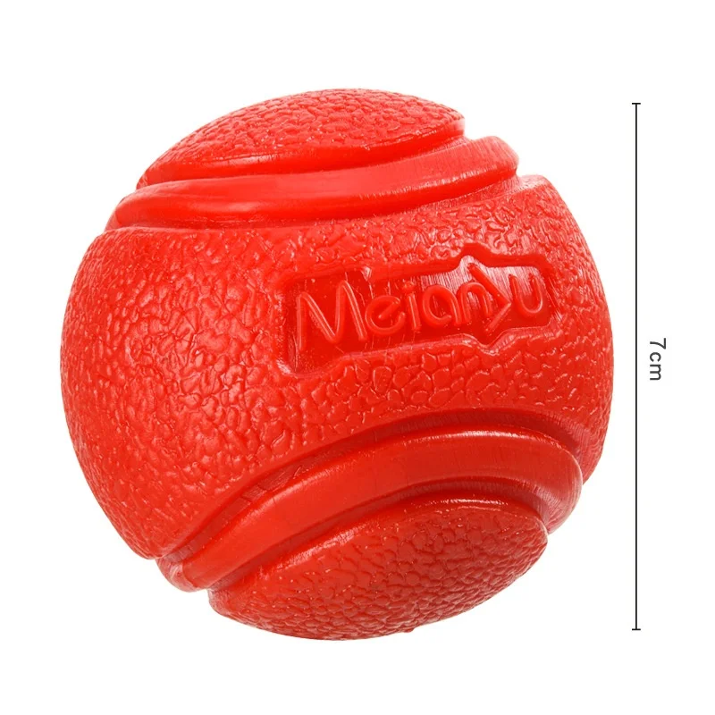 Durable Bouncy Rubber Dog Chew Toy – Non-Toxic, Bite Resistant, Interactive Fetch Toy