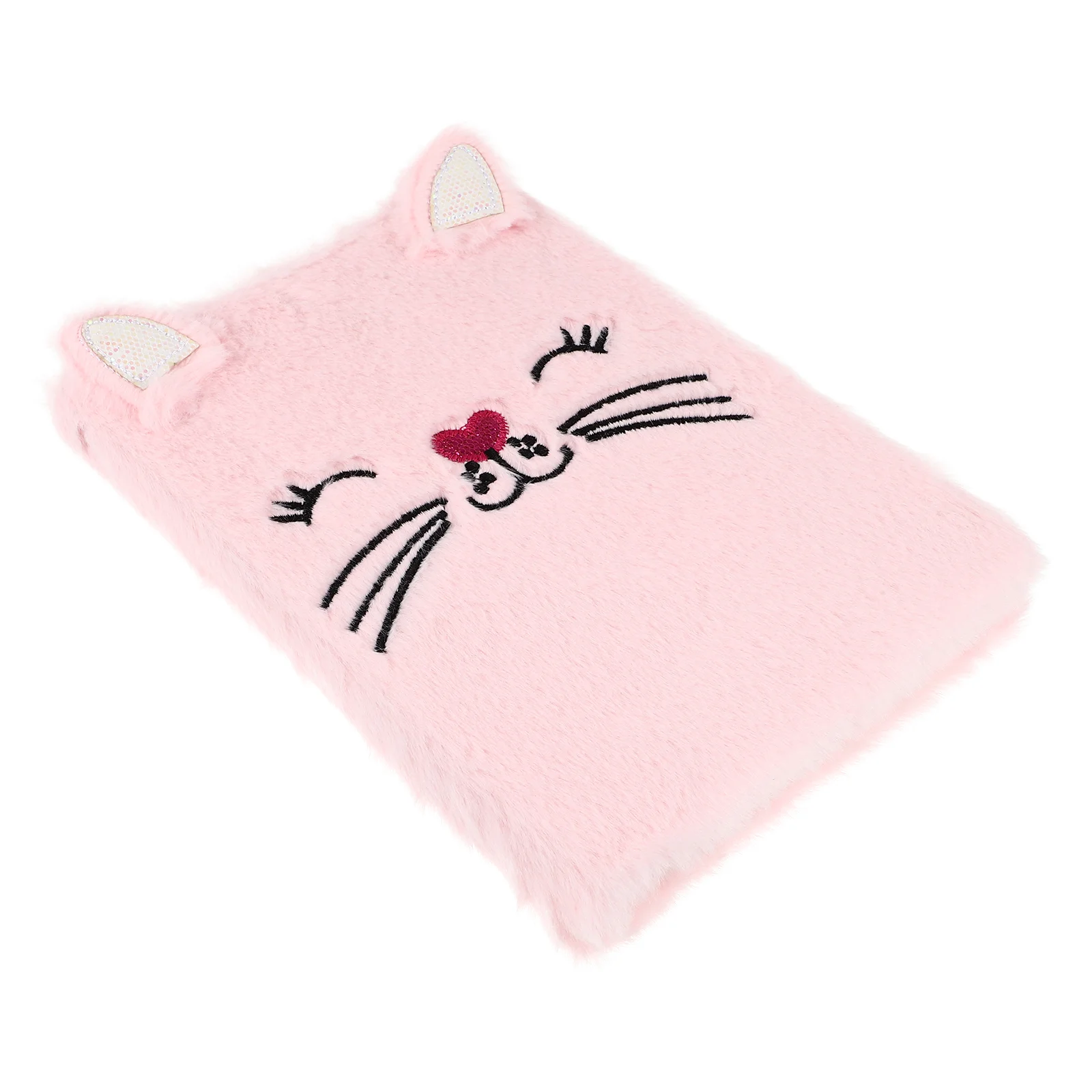 

Plush Notebook Cartoon Kitten Notebook Children Notebook for Writing Drawing