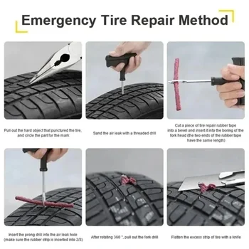 Car Tire Repair Kit 6