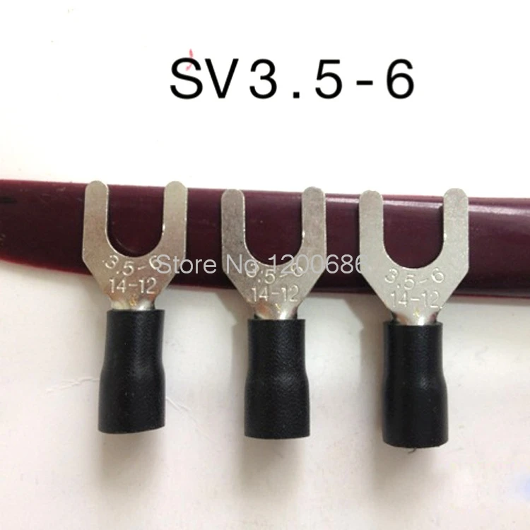 

Cold-pressing terminal end SV3.5-6 fork Y-type U-type copper nose terminal factory direct