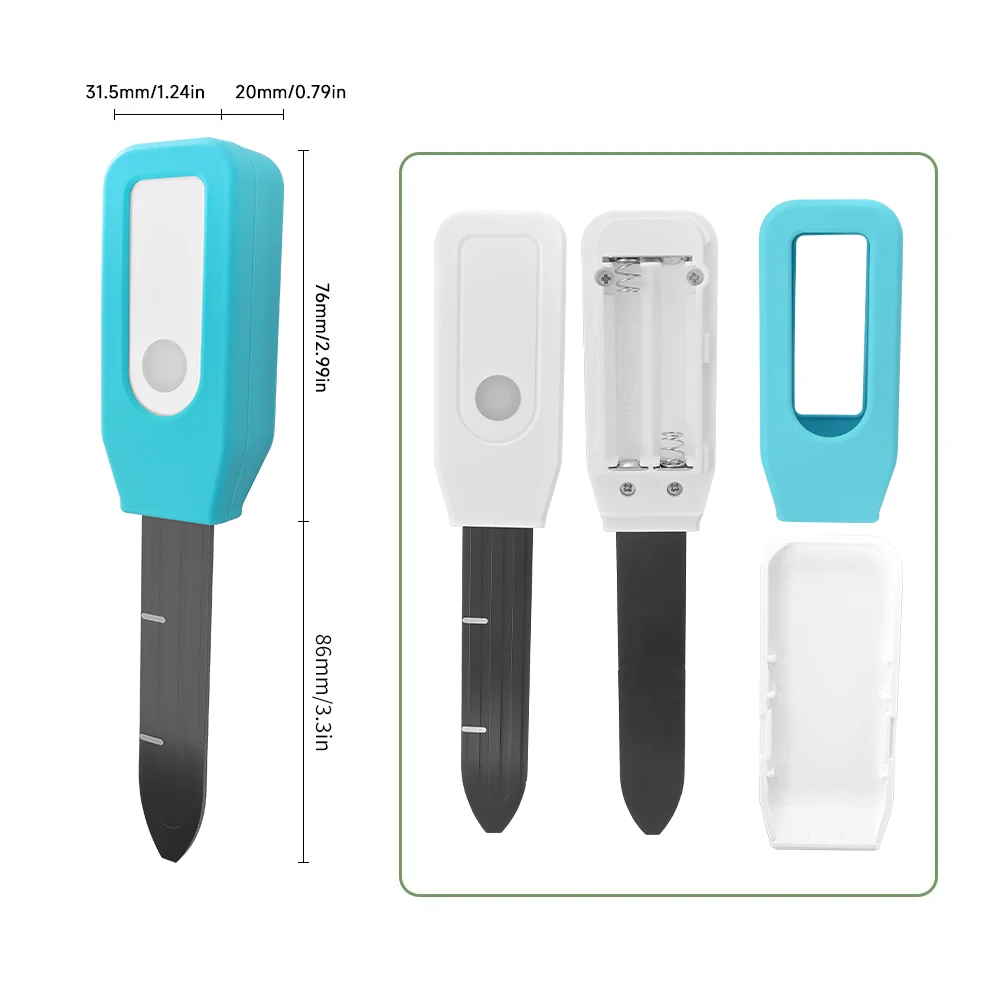 Tester Del Suolo Bluetooth Tuya – Misuratore Di Temperatura E Umidità Con Sensore A Doppio Ago, Impermeabile IPX5