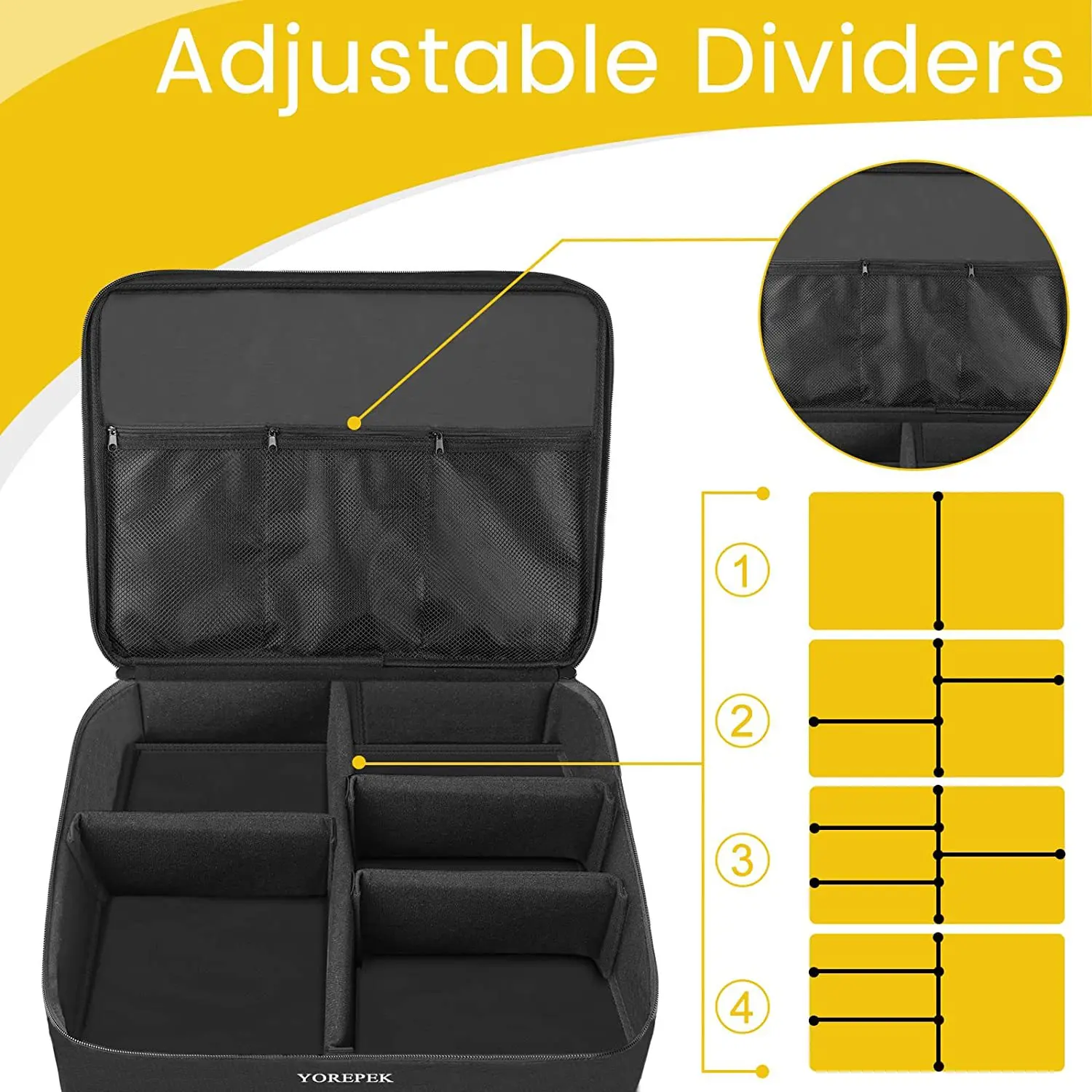 2 Layer Golf Trunk Organizer, Waterproof Car Golf Locker with Separate Ventilated Compartment Durable Golf Trunk Storage Box