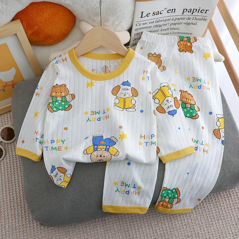 Kids Cartoon Cotton Pajama Set 5