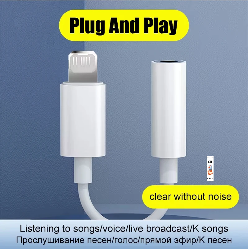 아이폰 14, 13, 12, 11, XS, XR, X, 7, 8 패드용 AUX 오디오 헤드폰 잭 어댑터, ios 스플리터 L-3.5mm, 신제품