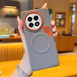 Enhanced Metal Lens Protective Ring Heat - Dissipating Magnetic Shockproof Phone Case - OnePlus 13 (Grey)