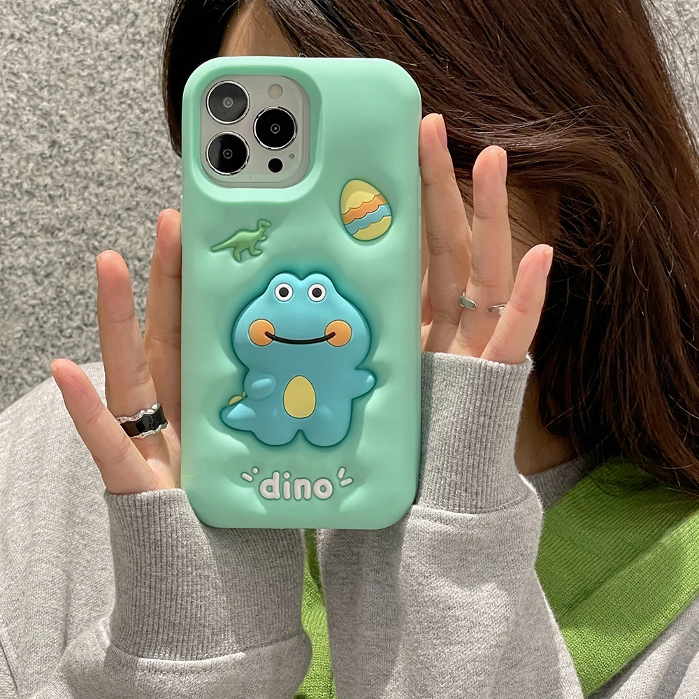 Lv 3D Cute Design Silicone Iphone Case For 12-13 Series