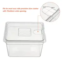 6L 11L Sous Vide Container Water Tank with Lid for Circulator Sous Vide Cooking Immersion Slow Cooker Cooking Tool 2