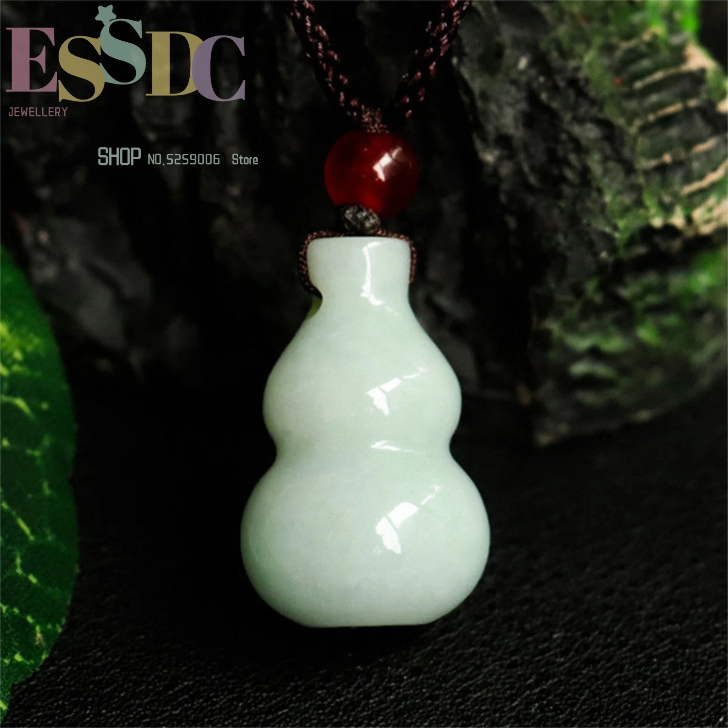 

Безопасная подвеска в виде тыквы из натурального нефрита, китайская ручная резьба, очаровательные ювелирные изделия, Модный женский и мужской амулет, подарок в этническом стиле