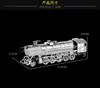 MMZ MODEL IRONSTAR 3D Metal Puzzle BR52 Steam Locomotive Assembly Model kit DIY 3D Laser Cut Model Puzzle Toys for Gift 3