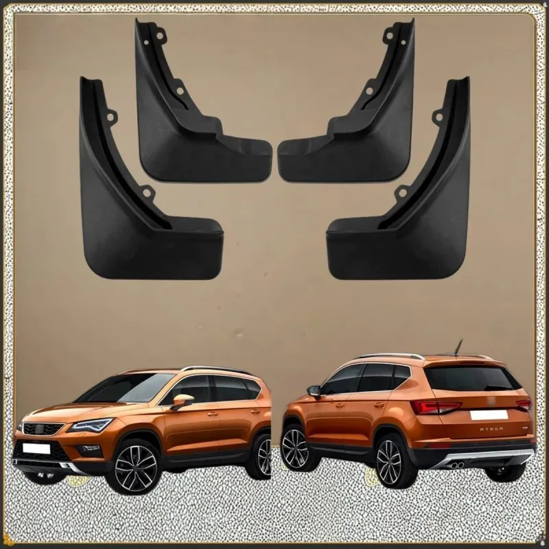 SEAT Ateca KH7 20172024 4PCS 리어 세트 스플래시 가드 앞뒤 머드가드 머드플랩 펜더 커버 머드가드 부품 자동차 액세서리