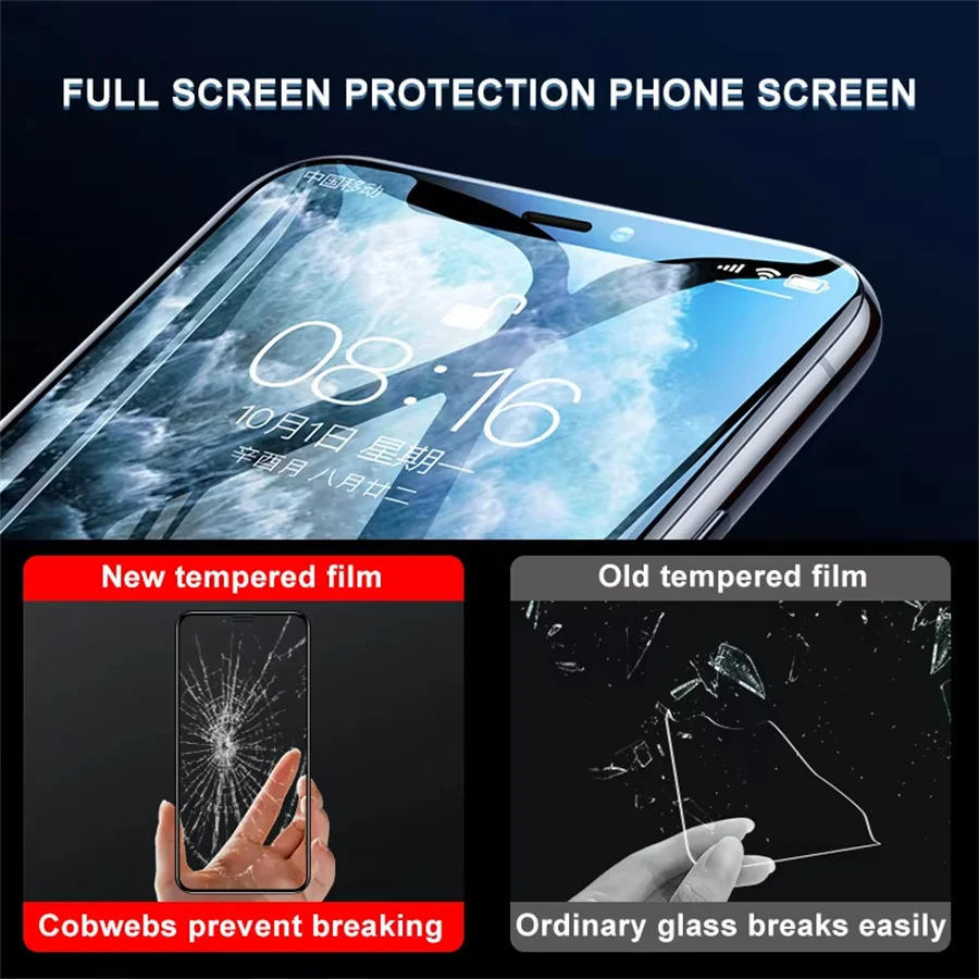 1-2PCS Tempered Glass Screen Protectors For Samsung Galaxy S23 S22 S24 S25 Ultra S21 FE A35 A33 A25 A15 A16 A13 A55 A54 A53 A06 3