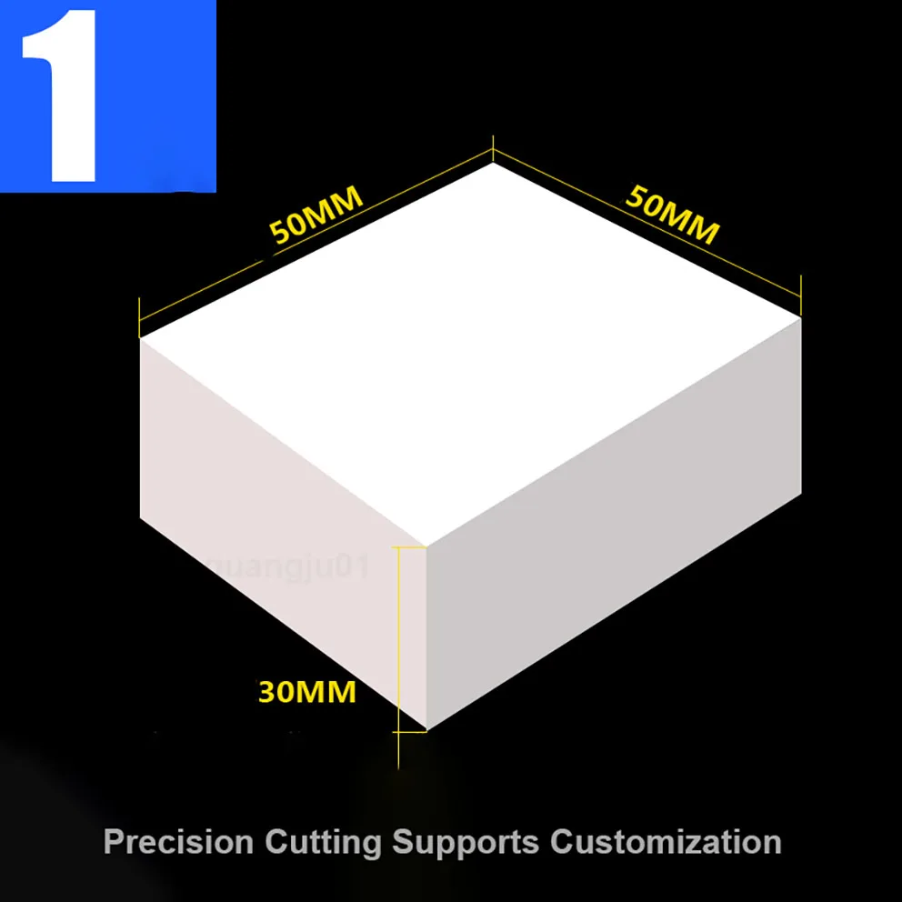 0,5–10 mm weiße PTFE-Platte, PTFE-Platte, Block, Polytef-Platte, korrosionsbeständig, Bearbeitungsmodell, Verarbeitungsmaterialien, mehrere Größen – Detail 2