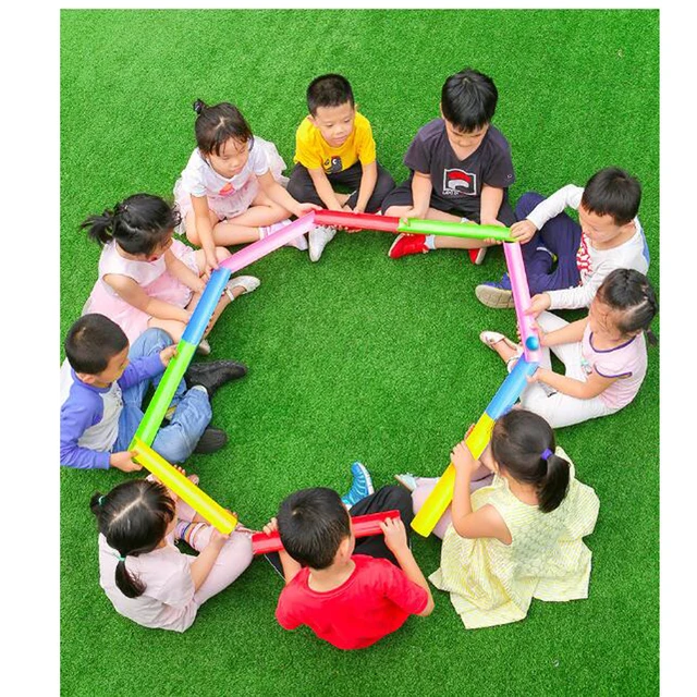 Children's Outdoor Fun Game U-shaped Groove Ball Transmission  Team Collaboration Sensory Training Parent-child Interactive Game 4