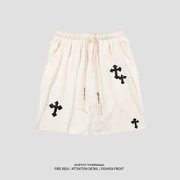 Pantalon de sport japonais à cinq points pour hommes, jambe large, shorts Wstring de proximité décontractés, hip-hop européen et américain, ChimBrand Street At 3
