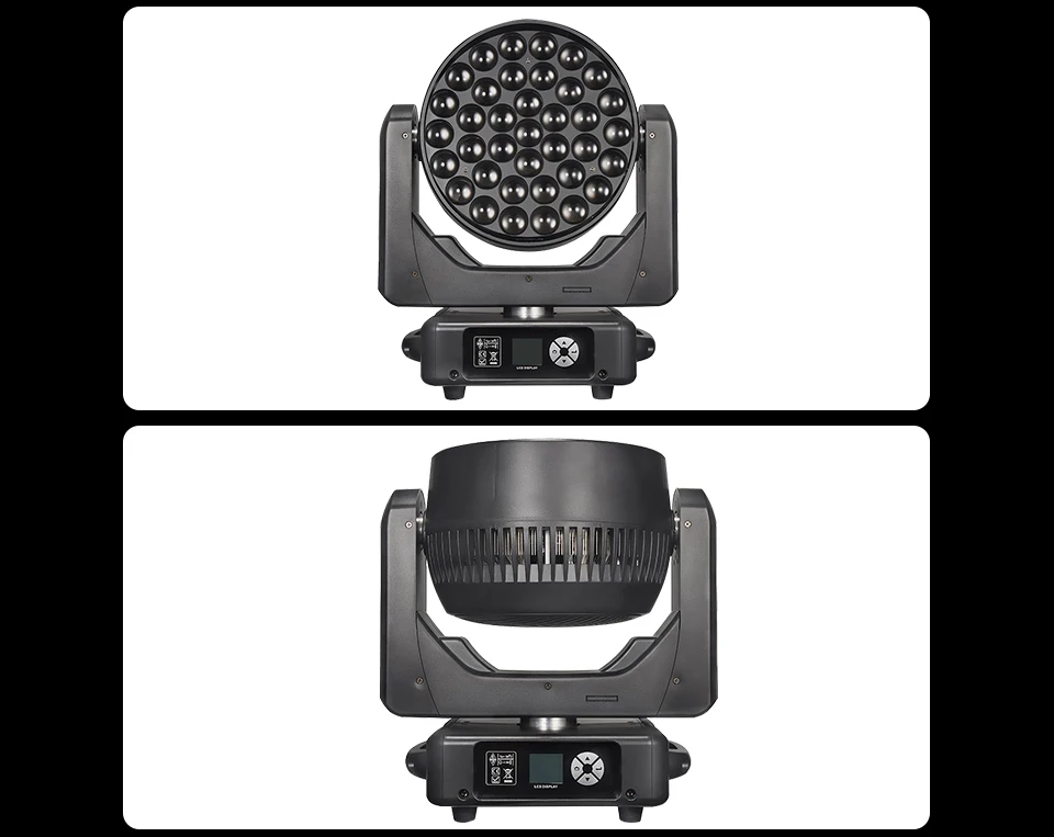 Professional RGBW 37x15W Moving Head Wash Light 4in1 Rainbow Effect DMX Bar Wash
