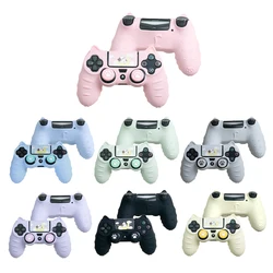 Cat Paw Silicone Soft Protector Sticker Skin For Sony Dualshock 4 DS4 PS4 Slim Pro Controller Case Thumb Stick Grip Cap Cover