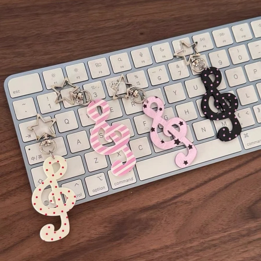 Acrylic Keychain Cartoon Shaped Illustration Pendant Kawaii Backpack Carabiner Clip Student DIY Handbook Decoration