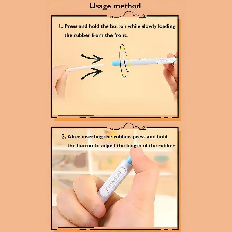 Retractable Erasers Pen Style Eraser Rubber Eraser With Retractable And Push-up Function Pencil With Design,pencil eraser,eraser pen,eraser refillable pen,retractable eraser