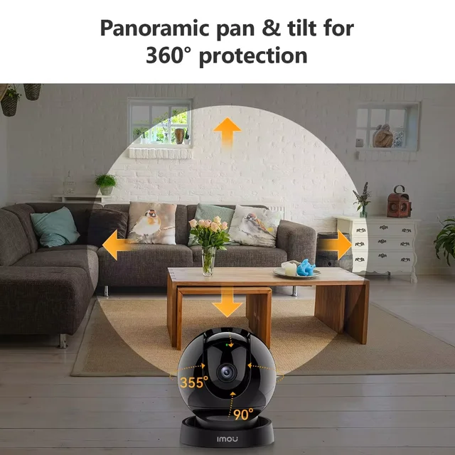 IMOU Rex 3D 3MP WiFi Indoor Camera AI Human Pet Detection Smart Tracking Two-way Audio Night Vision Baby Monitor Home Security - Image 3