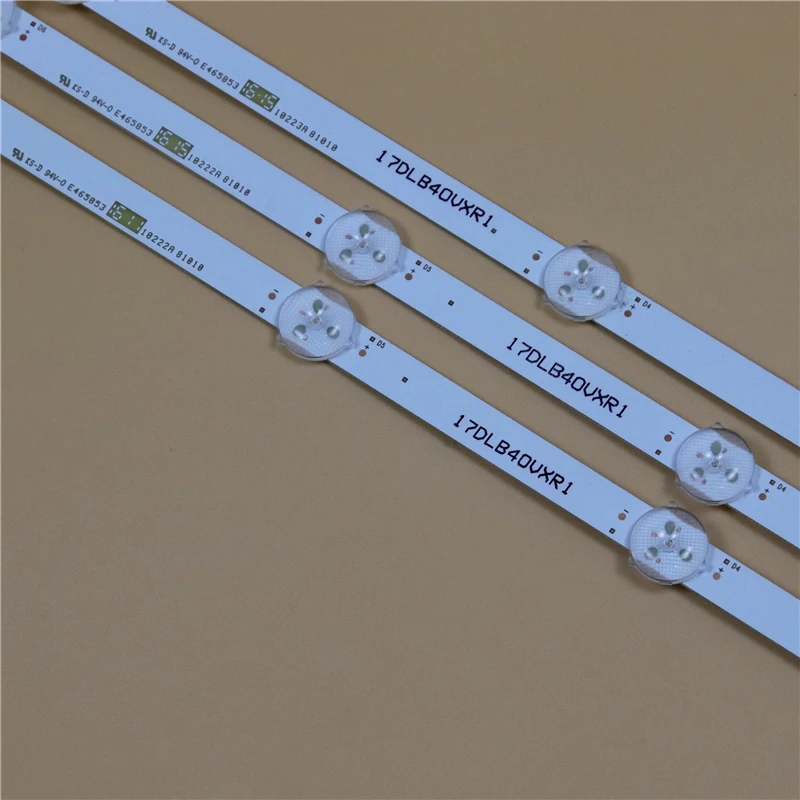 3Piece/Kit 파나소닉 TX-40C200E 용 새 TV LED 바 TX-40CX200E LED 백라이트 스트립 램프 렌즈 17DLB40VXR1 LB40017 V0 V1_05-38S