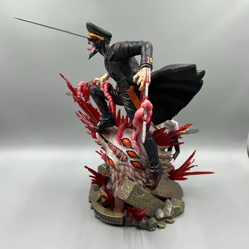 

Chainsaw Man Anime Figure 34cm Denji Figure Devil Series Anime Figure Samurai Sword Demon Resonance Anime Collection Gift Toy