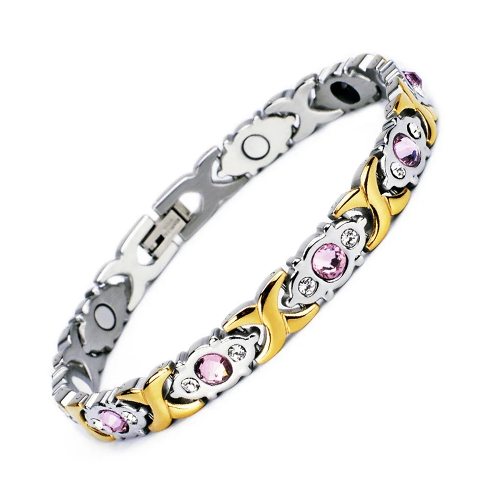 Weight Loss Energy Magnets Jewelry Slimming Bangle Bracelets Twisted Magnetic Therapy Bracelet Healthcare 6 Colors