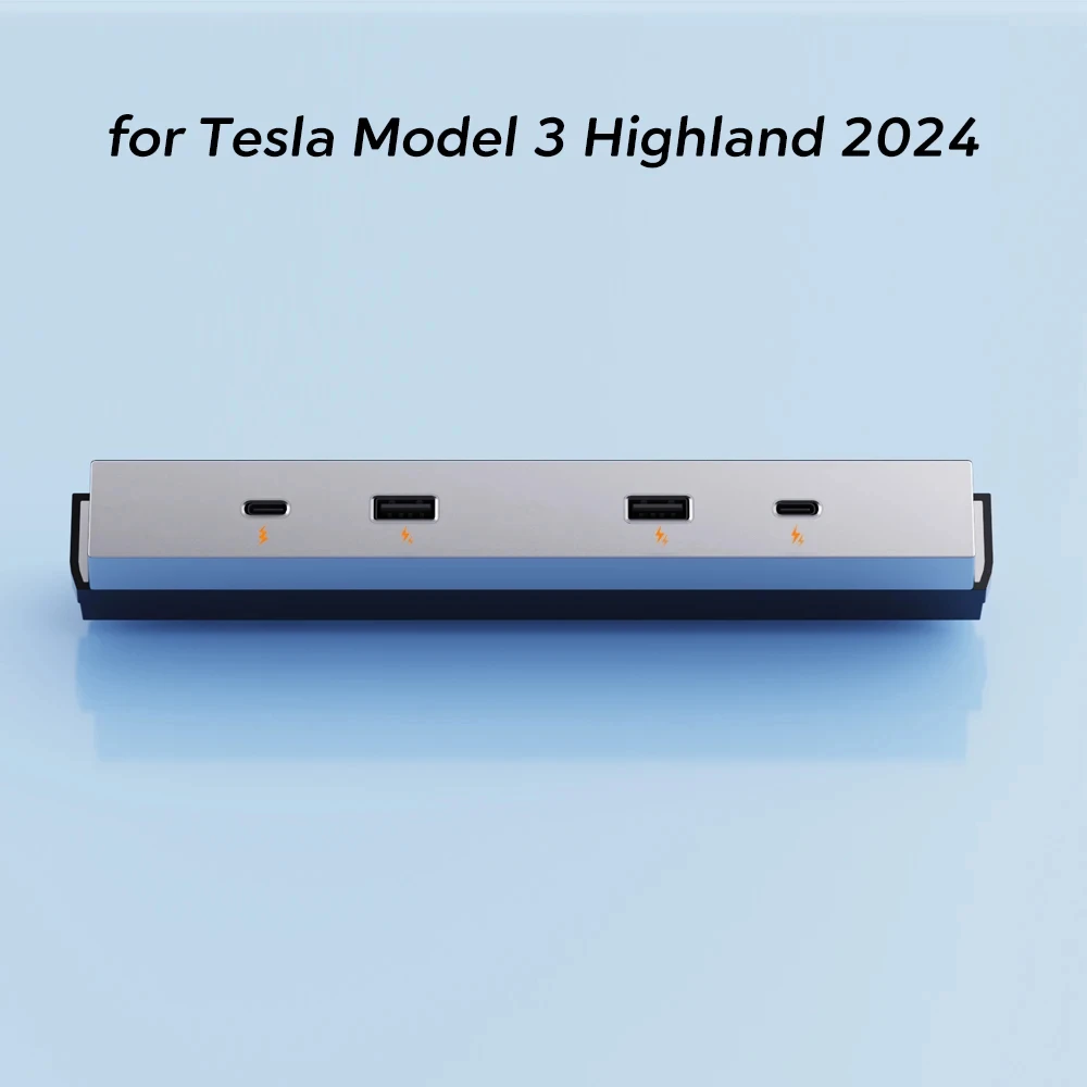 

Для Tesla Model 3 Highland 2024 65W Плата расширения центрального управления зарядным шунтом аксессуары удлинитель быстрая Интеллектуальная