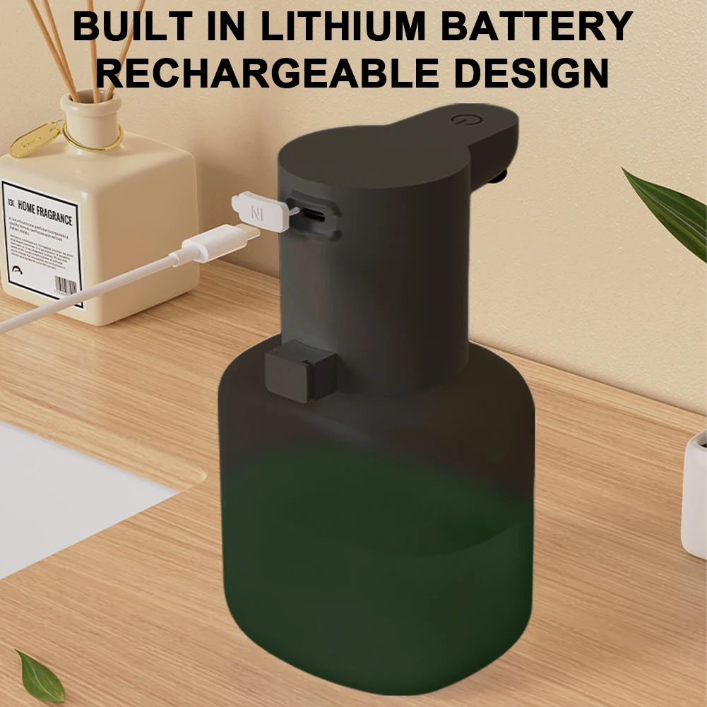 550ml Automatic Soap Dispenser IPX5 Waterproof Touchless Liquid Soap Dispenser Electric Sanitizer Dispenser for Kitchen Bathroom 3