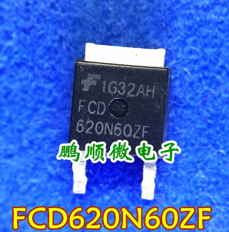 

30pcs original new FCD620N60ZF TO-252 N-channel 600V 7.3A field-effect transistor