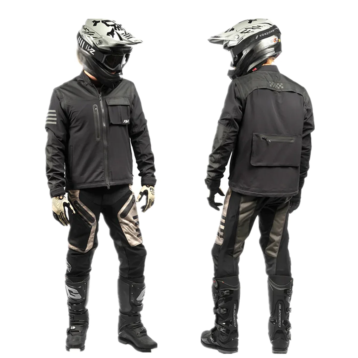 Moto Podium SHIFT Seeker Off-Road Jacket Motorcycle with zip-off sleeves Vest Motocross Race Wear MX Dirt Bike Jacket