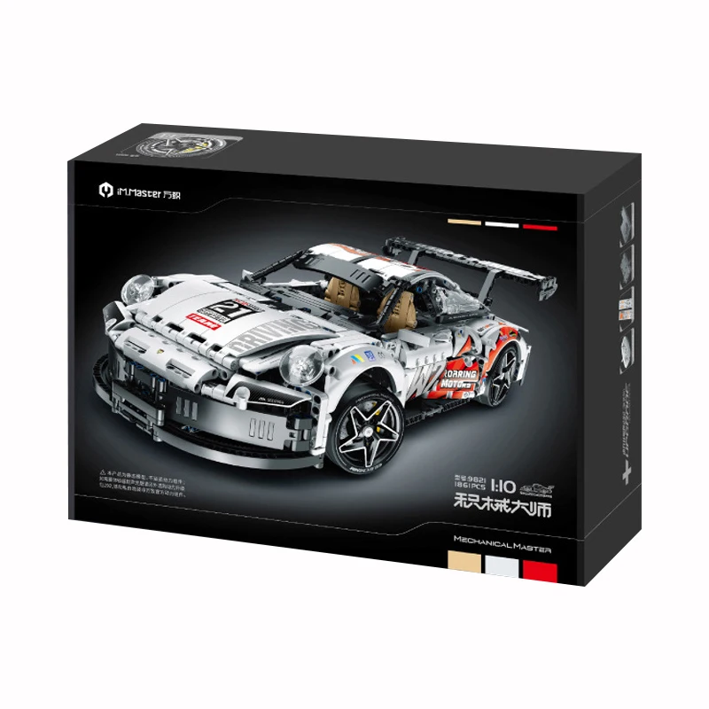 IN STOCK 9821 1861PCS MOC Idea 2IN1 Technical Sports Car