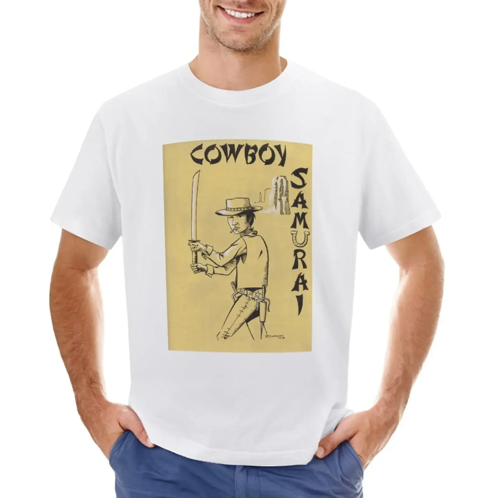 

Cowboy Samurai T-Shirt cute clothes blanks black t-shirts for men