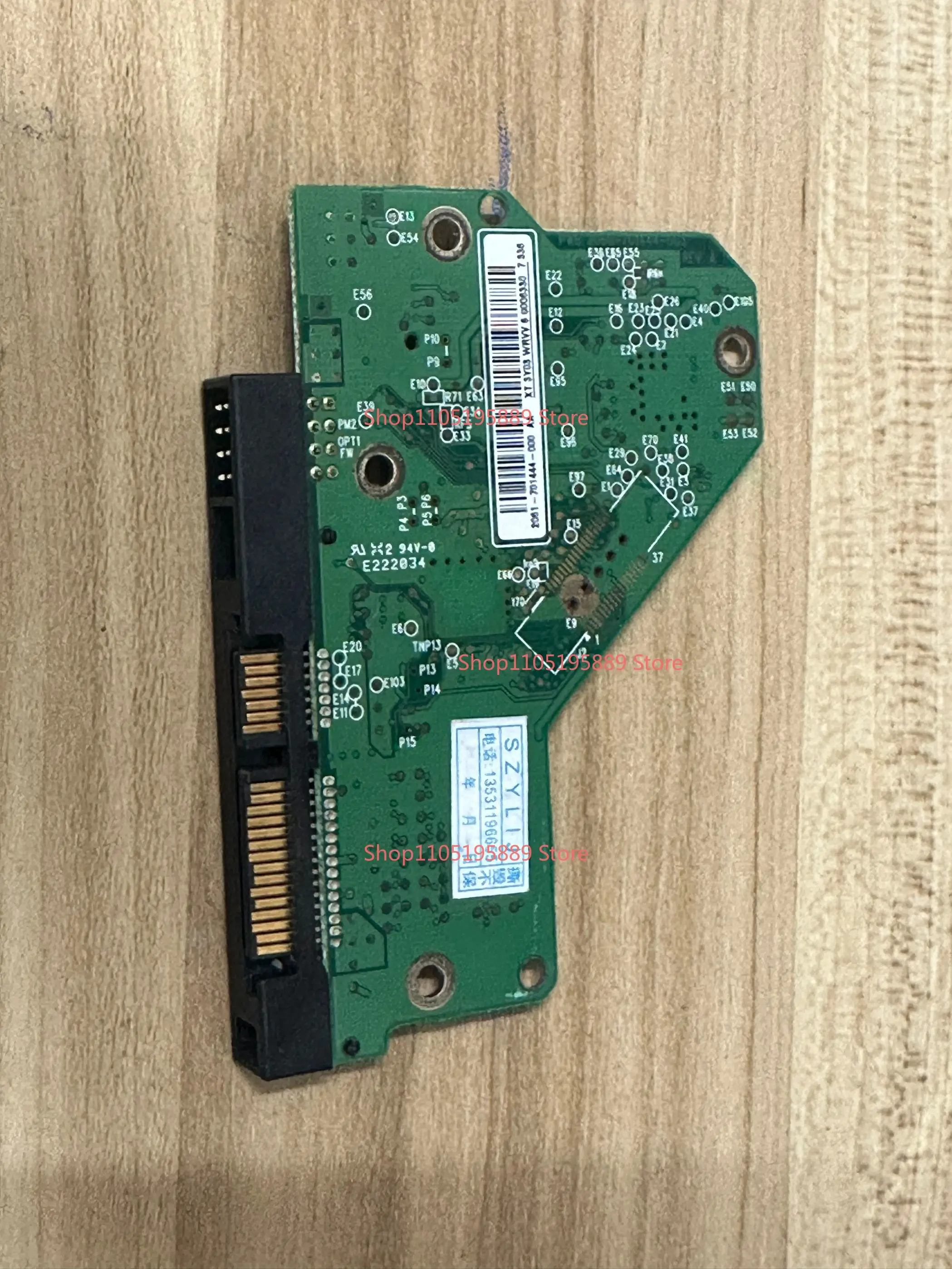 원래 번호판 번호용 2060-701444-003 REV A