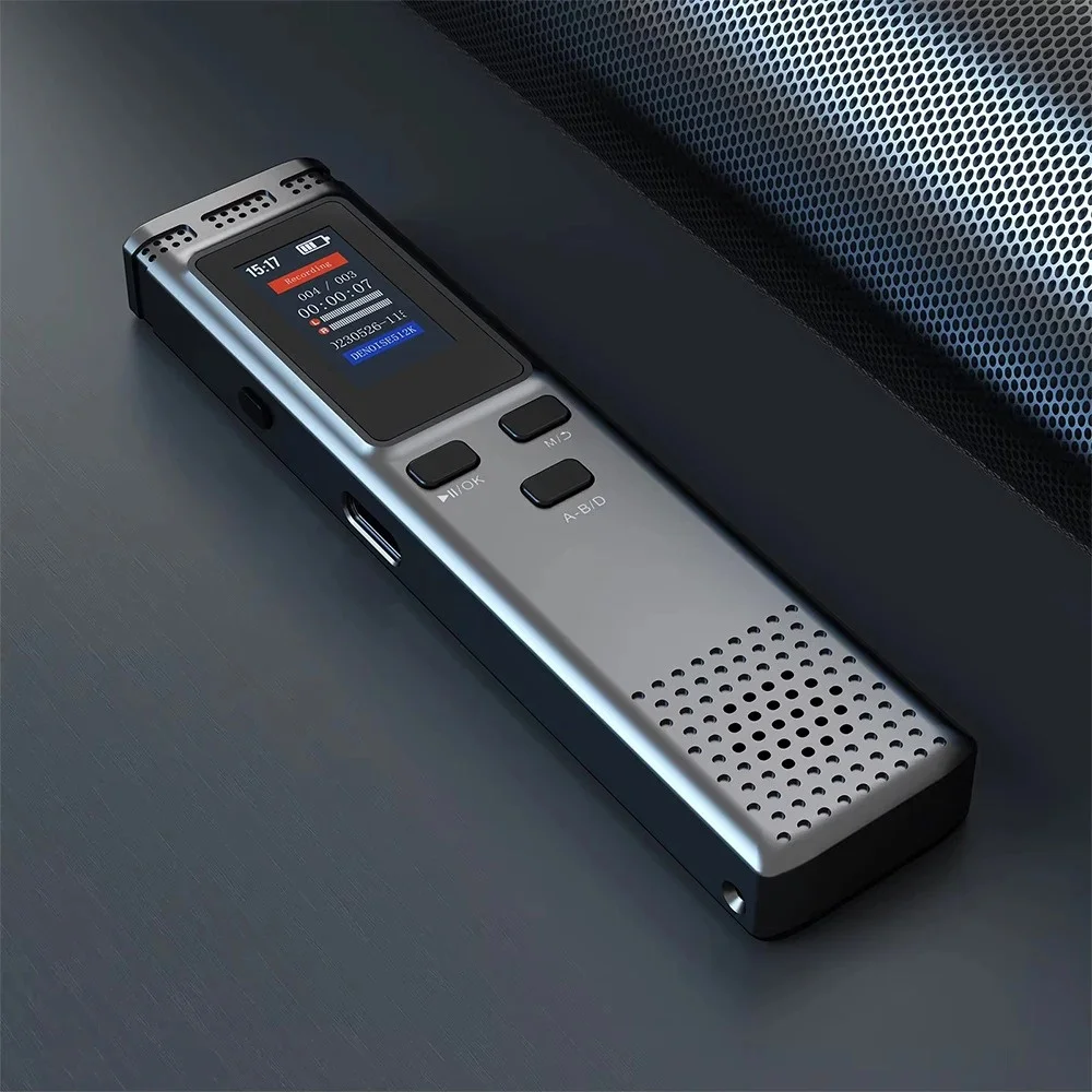 Digital Voice Recorder Voice Activated Audio Recording Noise Reduction with MP3 Music Player 288hrs Recording File