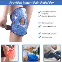 Reusable Knee Pads Medical Gel Ice Pack For Sports Injuries Hot Cold Compress Therapy Wrap After Knee Surgery Pain Relief 2
