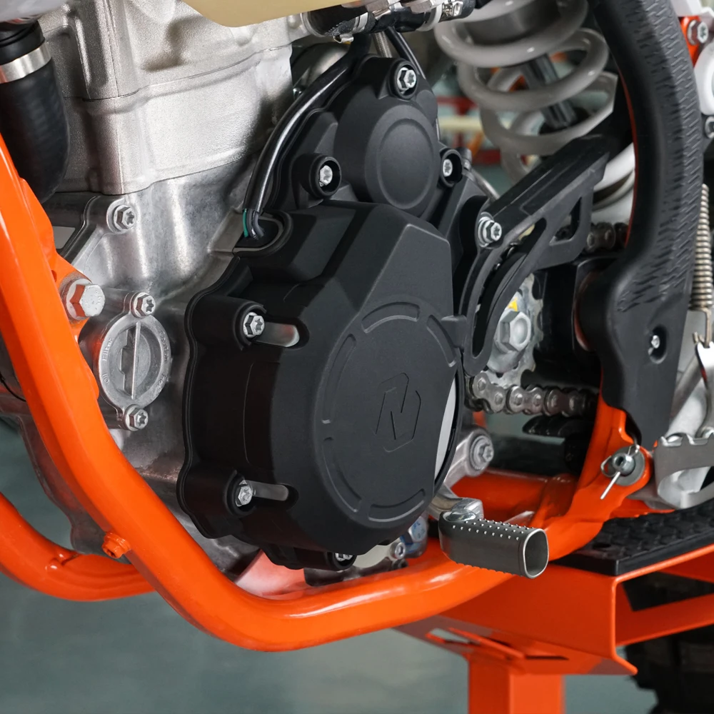 Für KTM EXC-F 350 250 2017-2023 XCF-W 350 2020-2022 FREERIDE 4T 250 F Motorrad Kurbelgehäuse schutz Schutz Zündung Kupplung Abdeckung – Detail 8