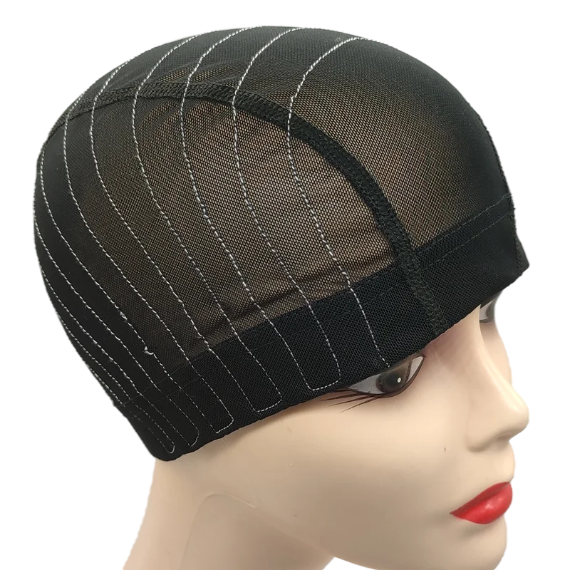 Wig Caps Mesh For Sewing Machine Training 4x4 Lace Closure Spandex Dome Guideline For Making Wigs