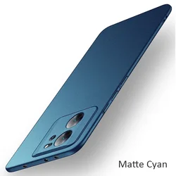 Xiaomi Mi 13T Shockproof Lightweight Ultra Slim Matte Hard PC Case for Xiaomi Mi 13 Lite (Matte Cyan)