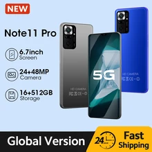 

Note 11 Pro Smartphone Android 6.7 inch 16GB 512GB celular Unlocked Mobile Phones Celulares smartphones Global Version 5G Phone