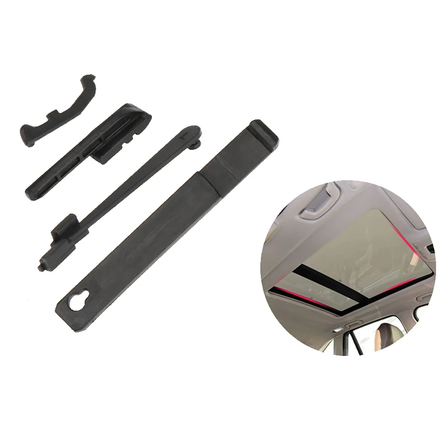 NewBlackCarSunroofSunVisorRepairKitSunroofCurtainFixing