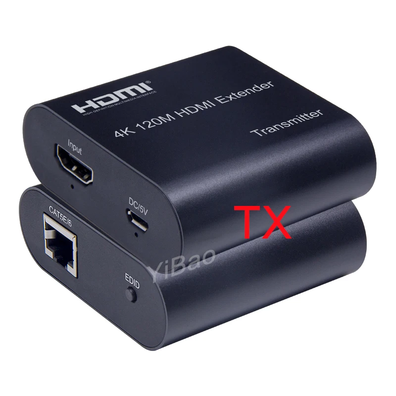 4K HDMI Extender 120M with Loop Audio Vs 1080p 60m Extender Over Single CAT5e/6
